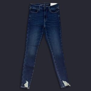 AE Dark Blue High Rise Jegging Skinny NE(X)T Level Stretch Super Soft